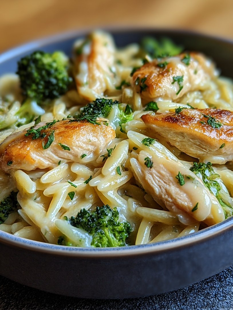 Cheesy Chicken Broccoli Orzo image 2