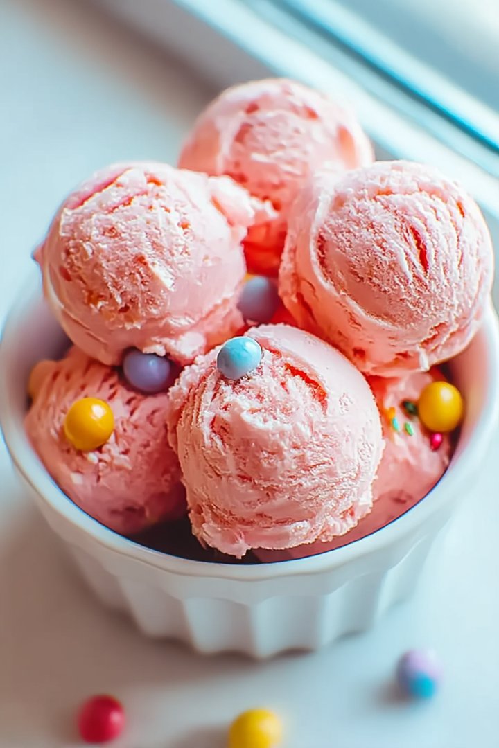 Creamy Homemade Bubblegum Ice Cream image 2