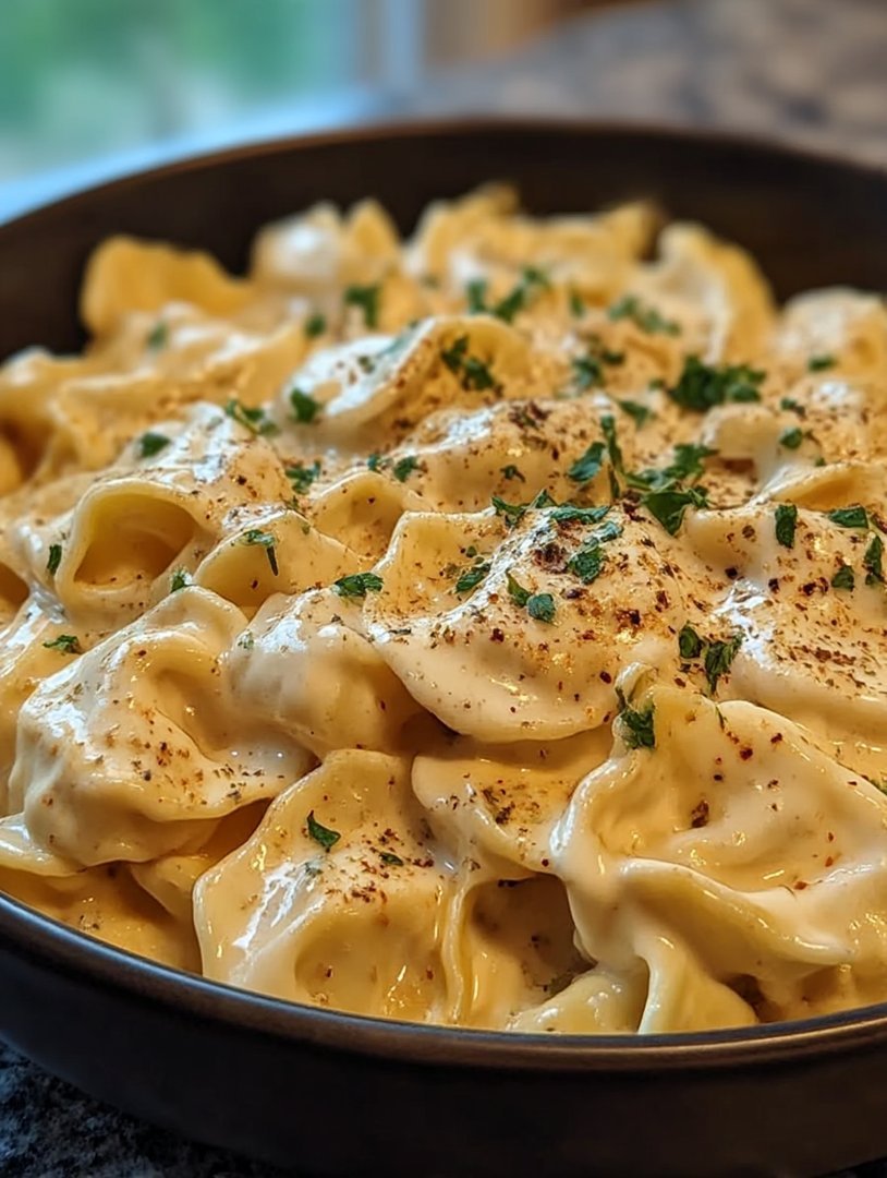 Crockpot Chicken Alfredo Tortellini: A Creamy Delight You'll Love! image 2