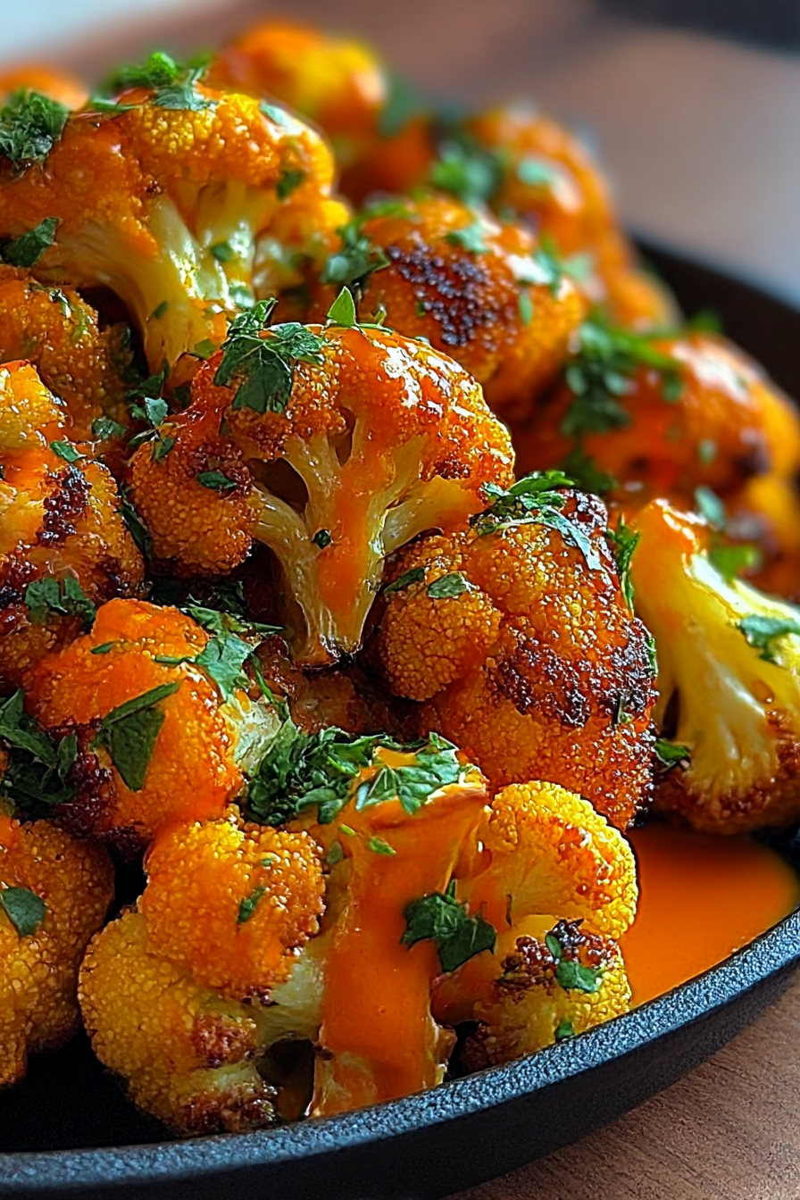 Delicious Buffalo Roasted Cauliflower Recipe image 2