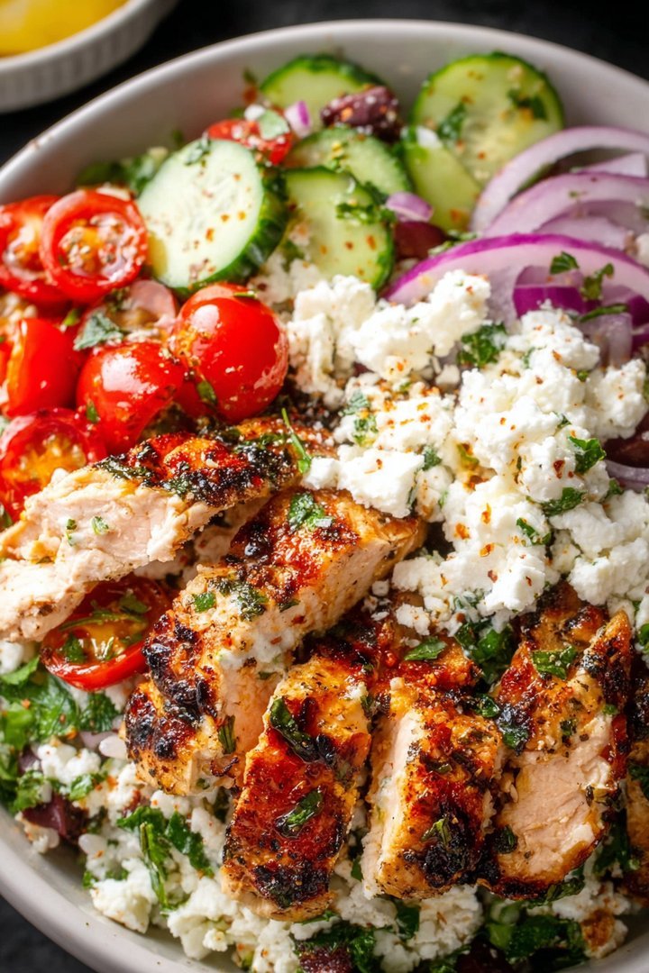 Greek Chicken Bowls: A Flavor-Packed Mediterranean Favorite Made Easy image 2
