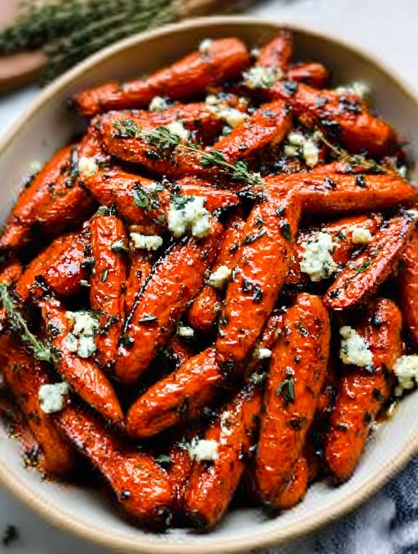 Honey Balsamic Roasted Carrots image 2