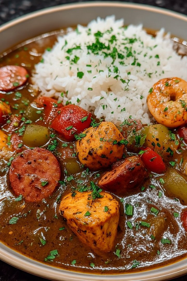 Irresistible Chicken and chicken sausage Gumbo Recipe in 5 Easy Steps image 2