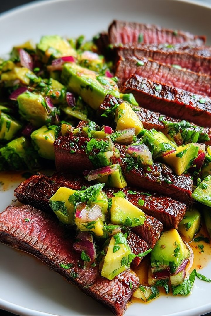 Juicy Chili-Lime Flank Steak with Avocado Salsa – 5-Star Taste! image 2