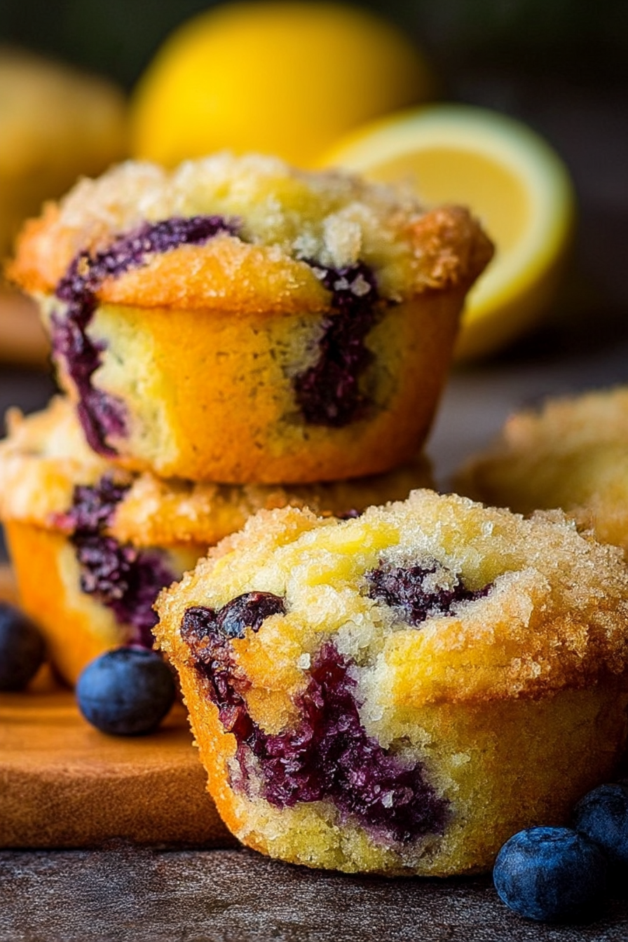 Lemon Blueberry Muffins image 2