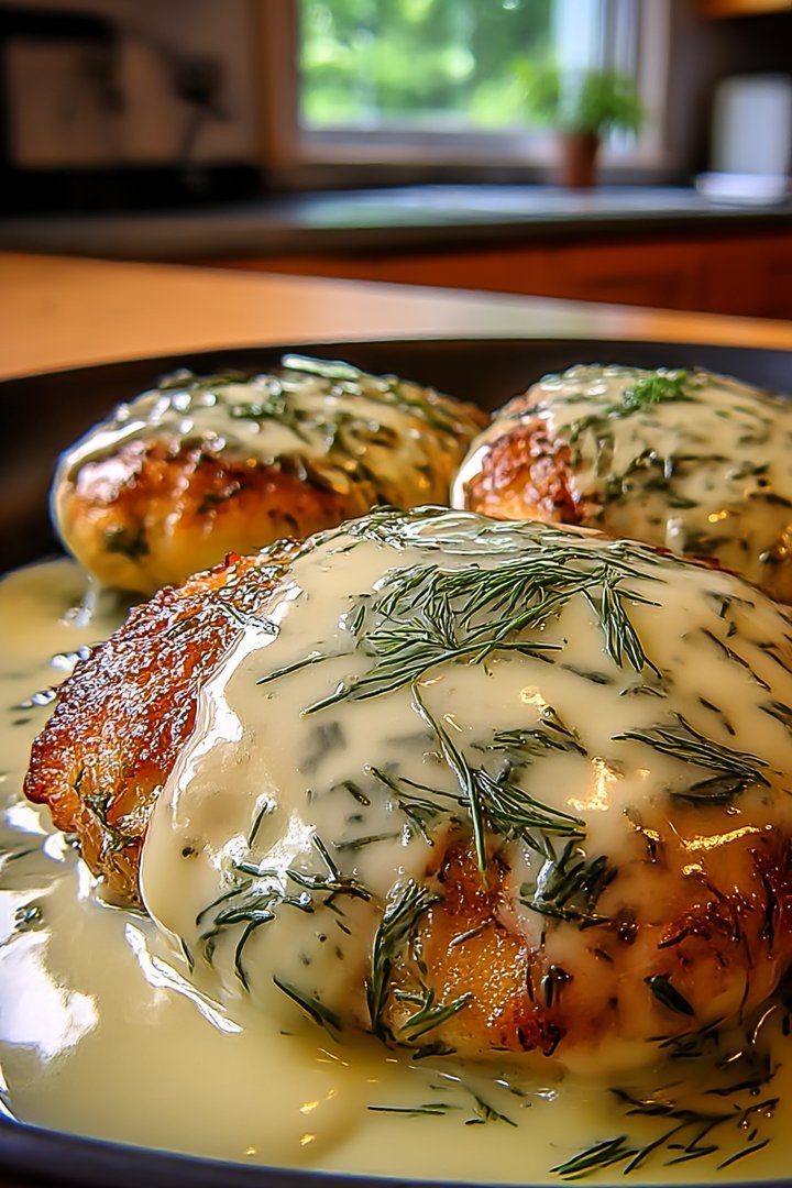 Mozzarella Chicken in Basil Cream Sauce image 2