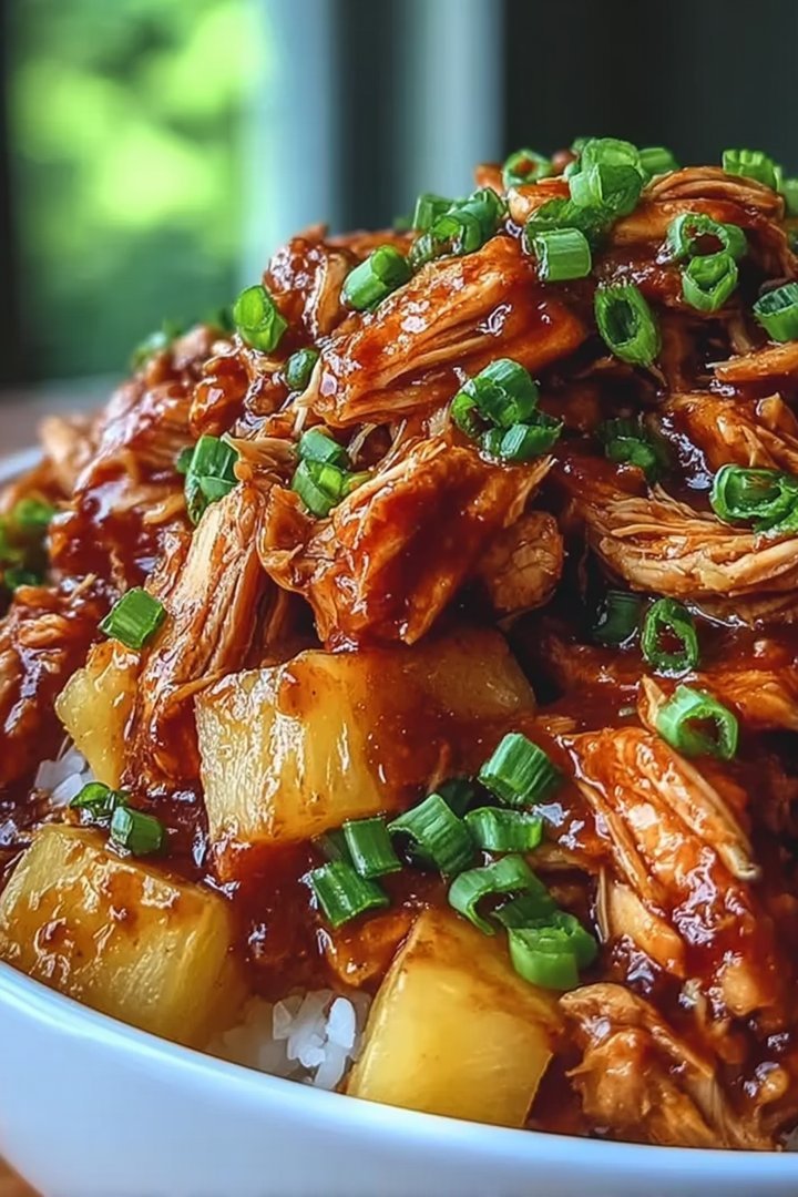 Crockpot Pineapple BBQ Chicken image 2