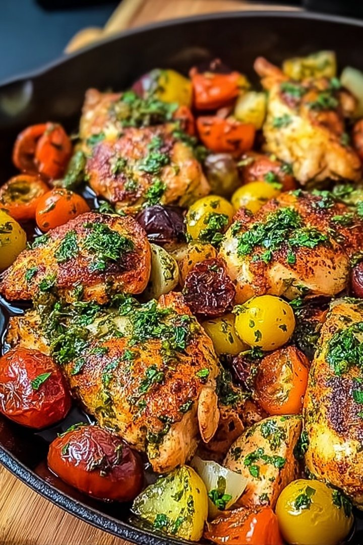 One-Pan Mediterranean Chicken image 2