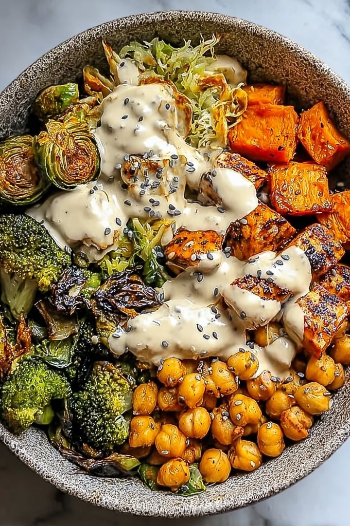 Savor the Flavor of Roasted Veggie Tahini Bowls Today image 2