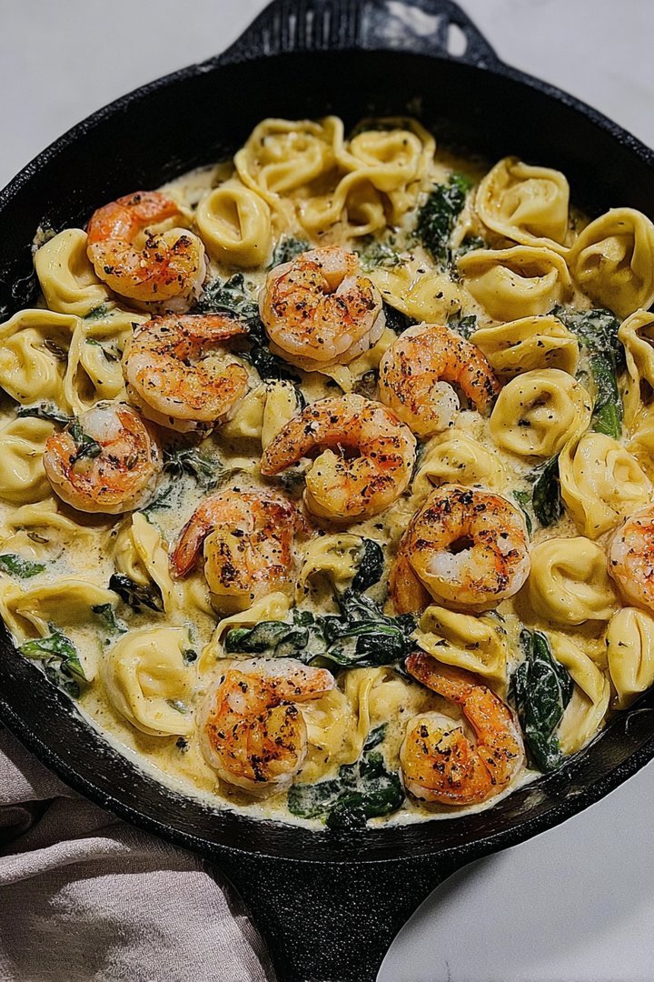 Shrimp Tortellini with Garlic Sauce image 2