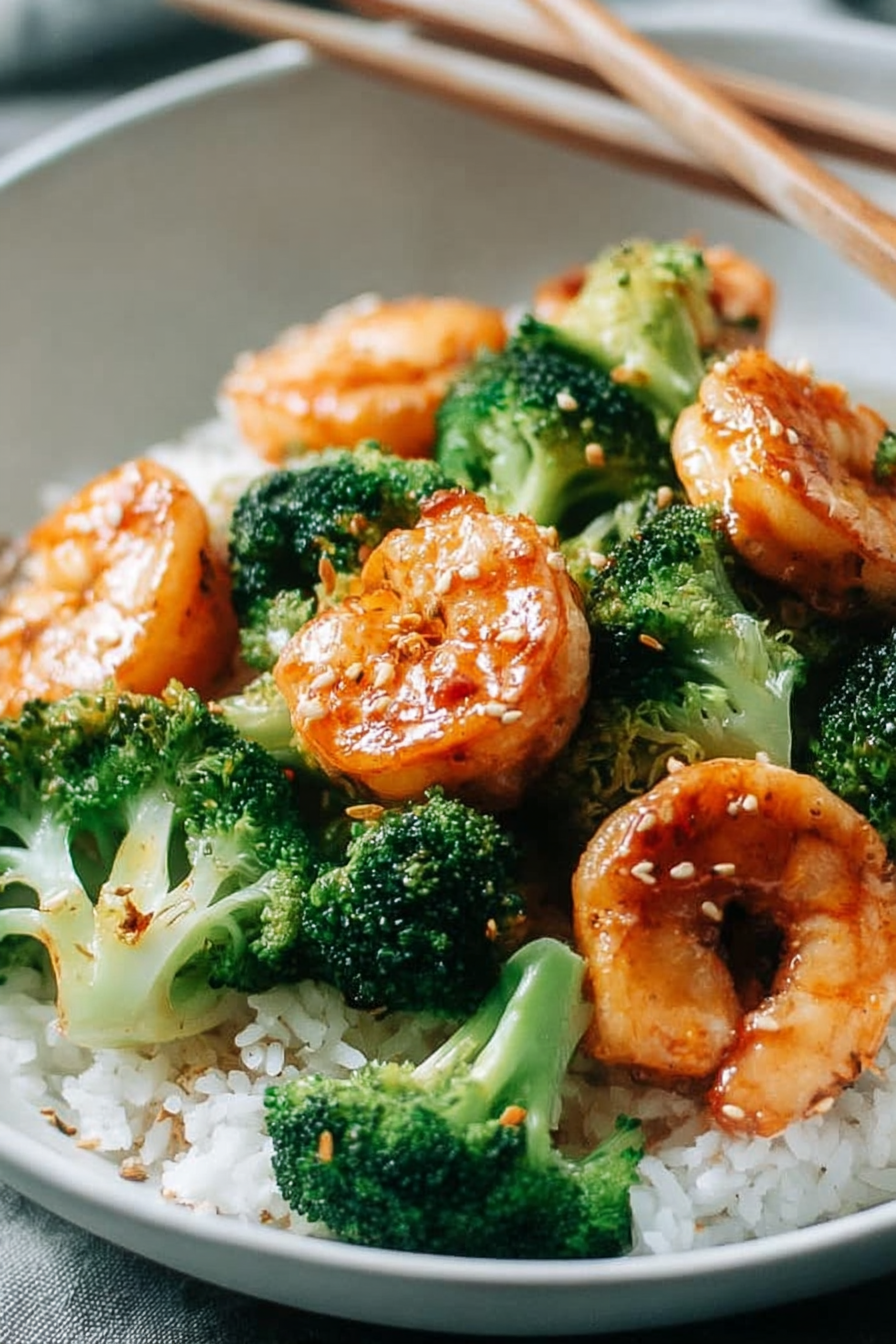 Shrimp and broccoli image 2
