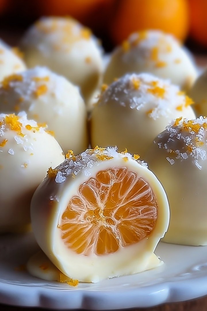 White Chocolate Orange Creamsicle Truffles image 2